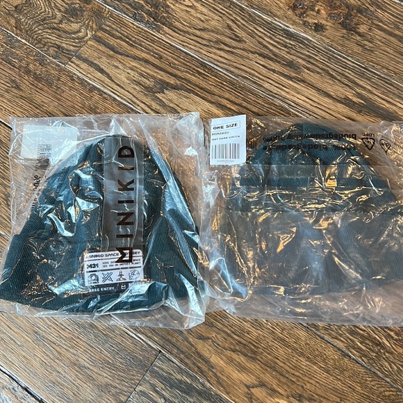 Minikid Marino Hats- both are dark green and NIP - Picture 5 of 5